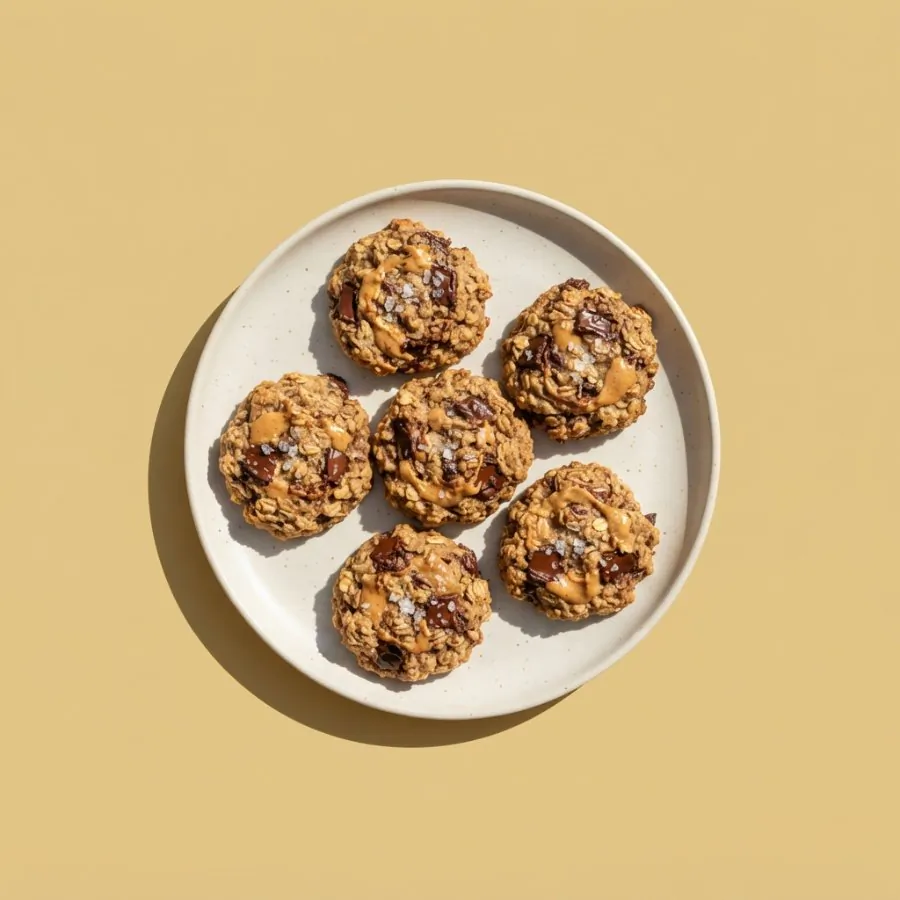 Banana oat cookies